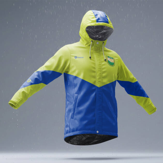 Parka Institucional Deportes Colina Bicolor Amarillo / Azul - Chacay Sport