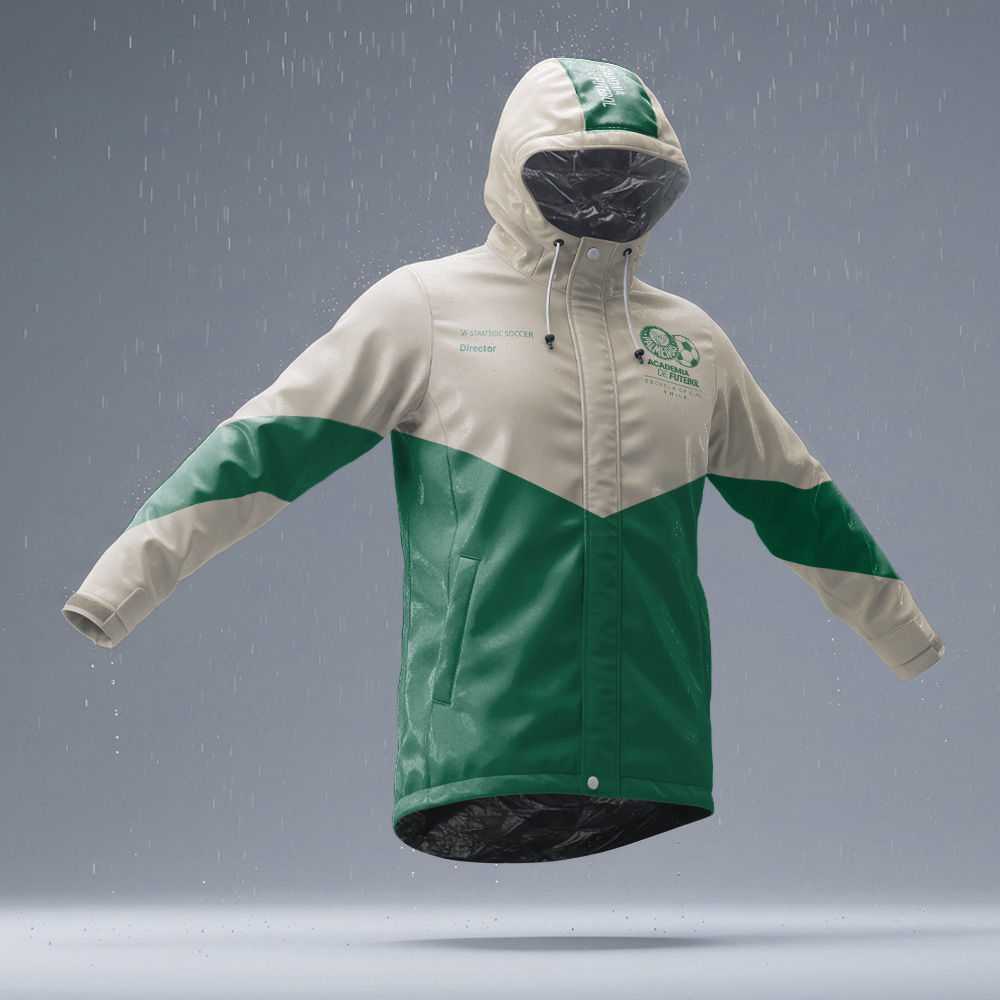 Director: Parka Institucional Palmeiras Bicolor Verde / Crudo - VF Strategic Soccer