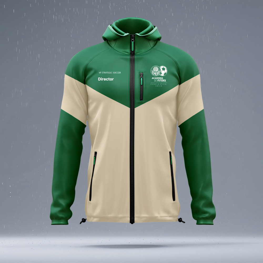 Director: Cortaviento Institucional Palmeiras Bicolor Verde / Crudo - VF Strategic Soccer